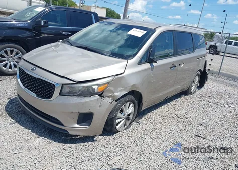 2015 Kia Sedona Lx из США, поврежденный, VIN KNDMB5C13F6044139